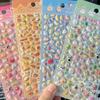 Animal Family Foam Puffy Stickers Cat Dog Waterproof Decals DIY Decor For Journal Kpop Photocard Phone Case Craft Stationery