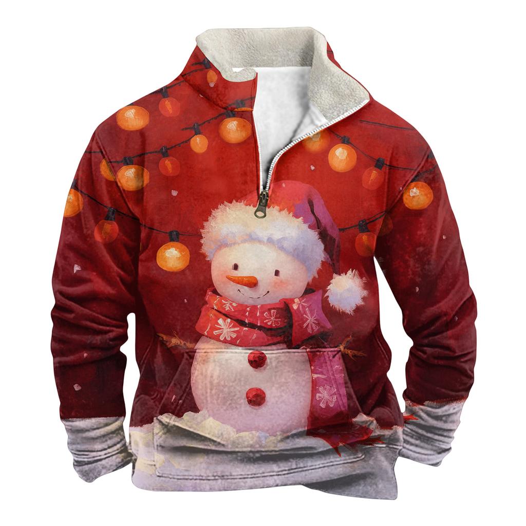 Jarní a pánská mikina se stojacím límečkem je venkovní ležérní svetry