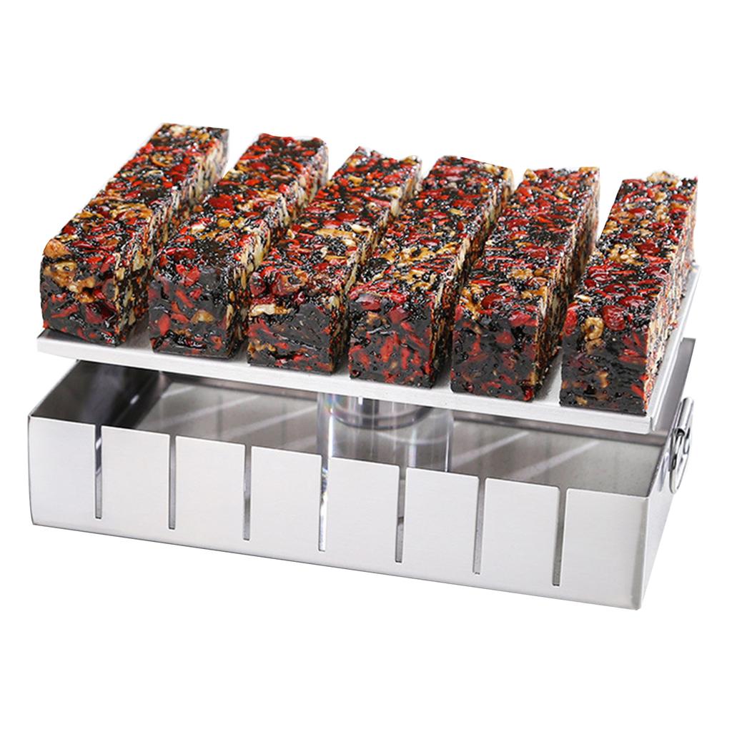 Pastry Cutting Strip Mold with Movable Bottom Plate Stainless Steel Bread Slicer
