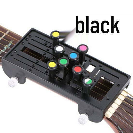 One-Key Guitar Chord Practice Device for Finger Strengthening On Wooden Folk Guitar