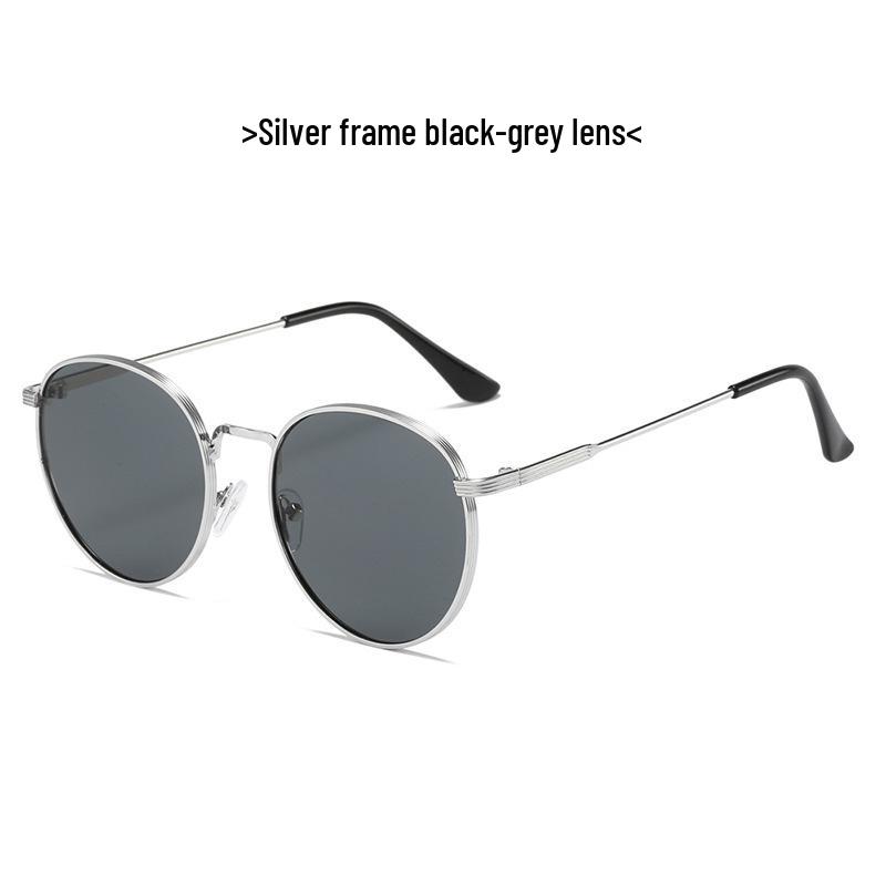 Trendy Ocean Film-Inspired Women's Fashion Sunglasses - Metal Oval Frame