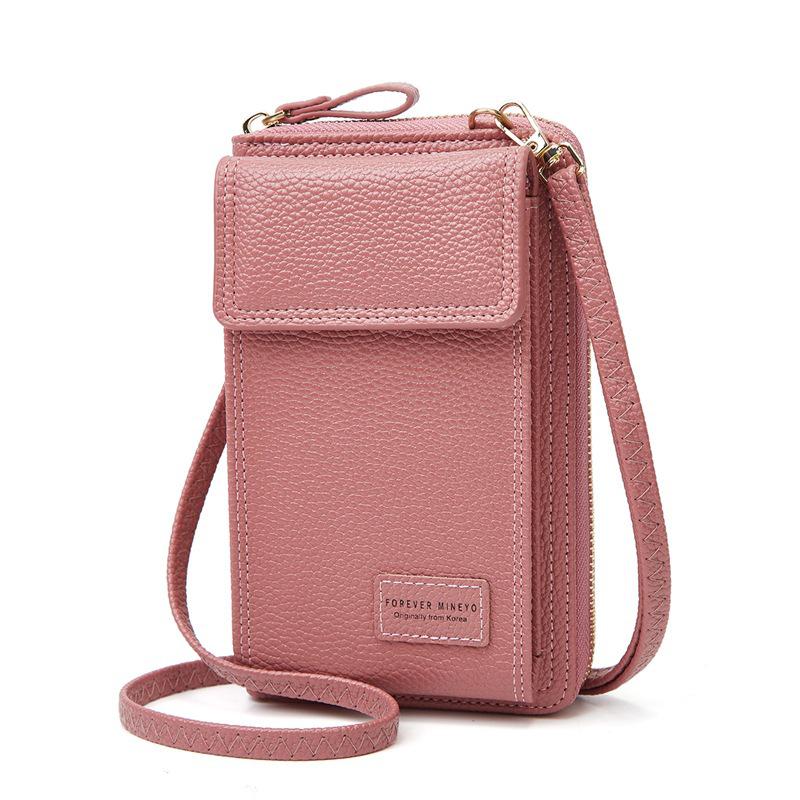 

Women s Crossbody Phone Bag: Large Capacity Coin Purse & Card Holder with Fashionable Zipper - Model H168