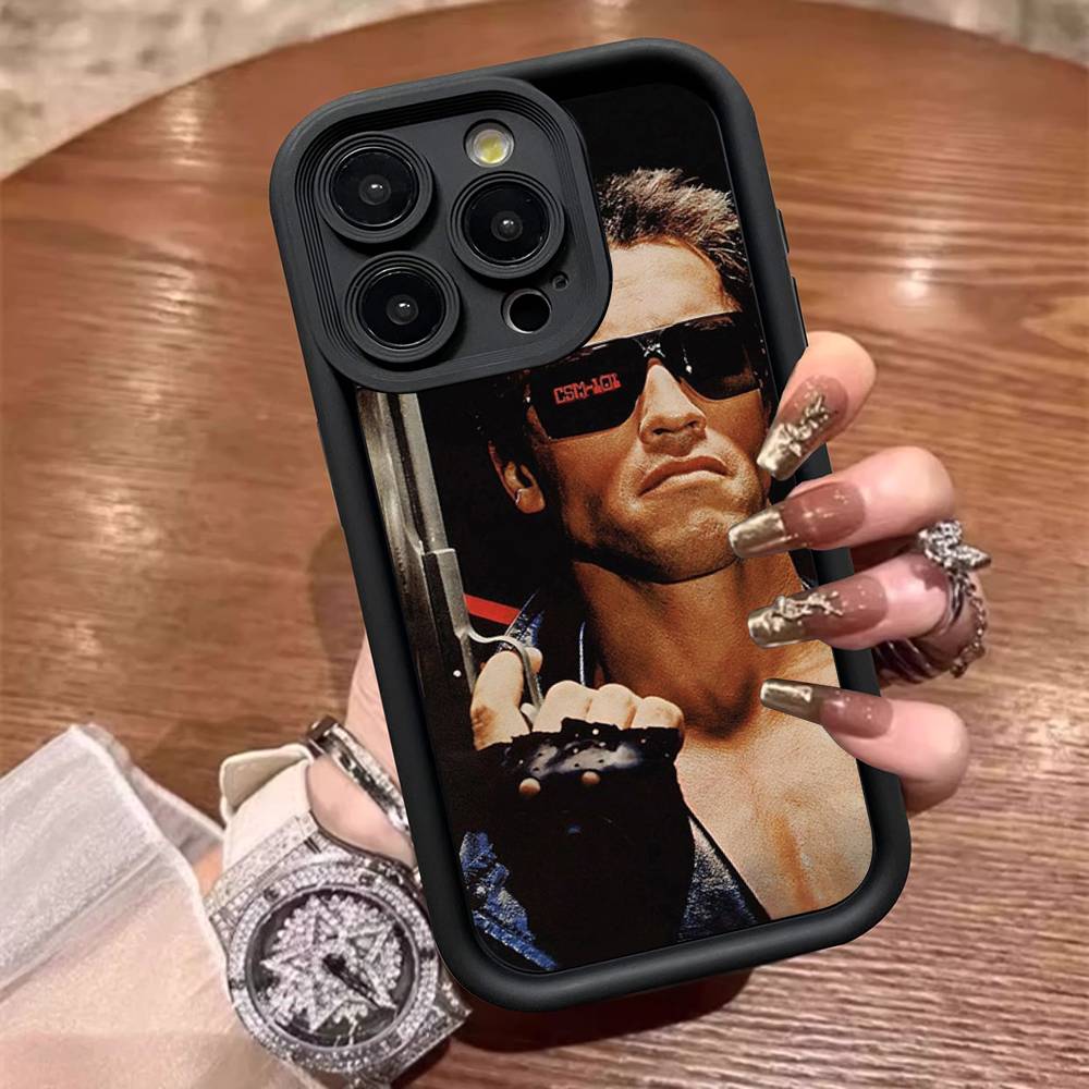 Sci-Fi Film The T-Terminator Handyhülle Für IPhone 17 16 15 14 13 12 11 Pro Max Silikon Rückseite