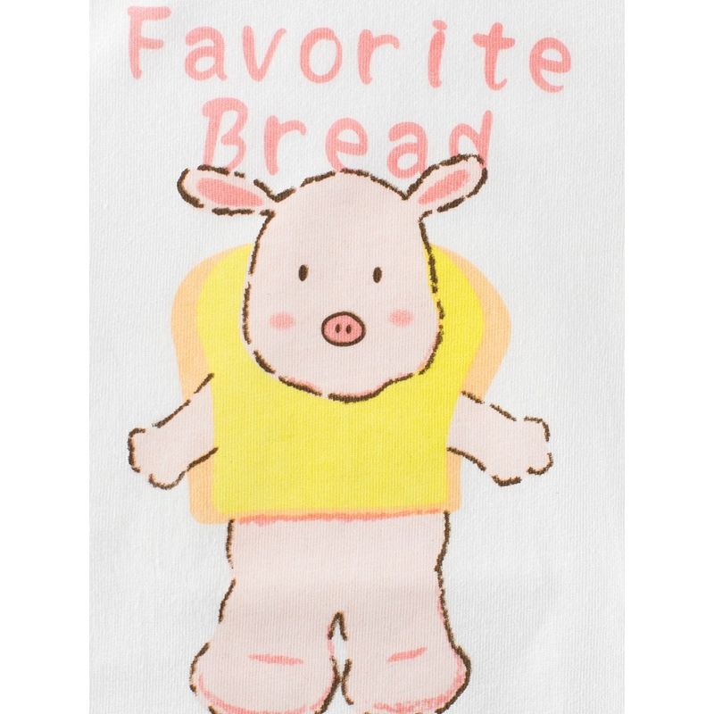 27home Children's Clothing Spring and Autumn Girl Pig Fake Two-Piece Bottoming Shirts Babies' Long Sleeve T-shirt Baby Pure Cotton Clothes