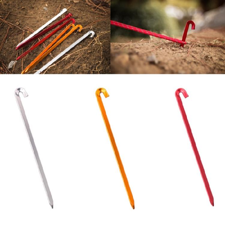 Tent Peg Aluminum Alloy Ground Peg Camping Rock Bottoms Ground Anchors Tent Accessories For Outdoor Camping Tent Peg