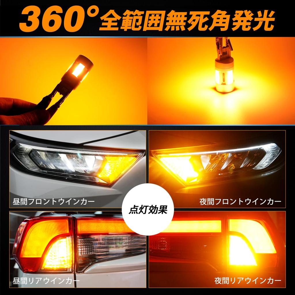 Mixsuper S25 BAU15S LED Turn Signal, Industry First Model, Short Type, Cooling Fan, Amber