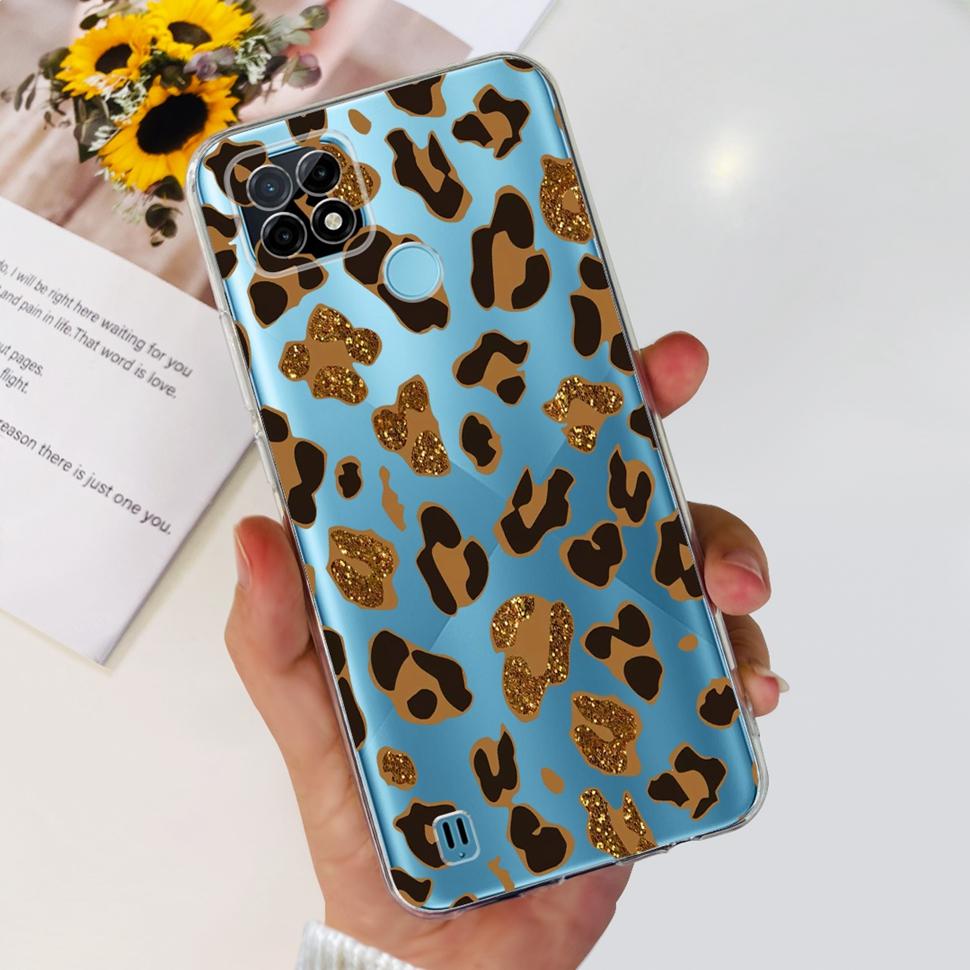 For Realme C21Y Case RMX3261  RMX3263 Cute Cartoon Cover Soft Silicone Phone Case For Realme C 21Y C21Y Bumper