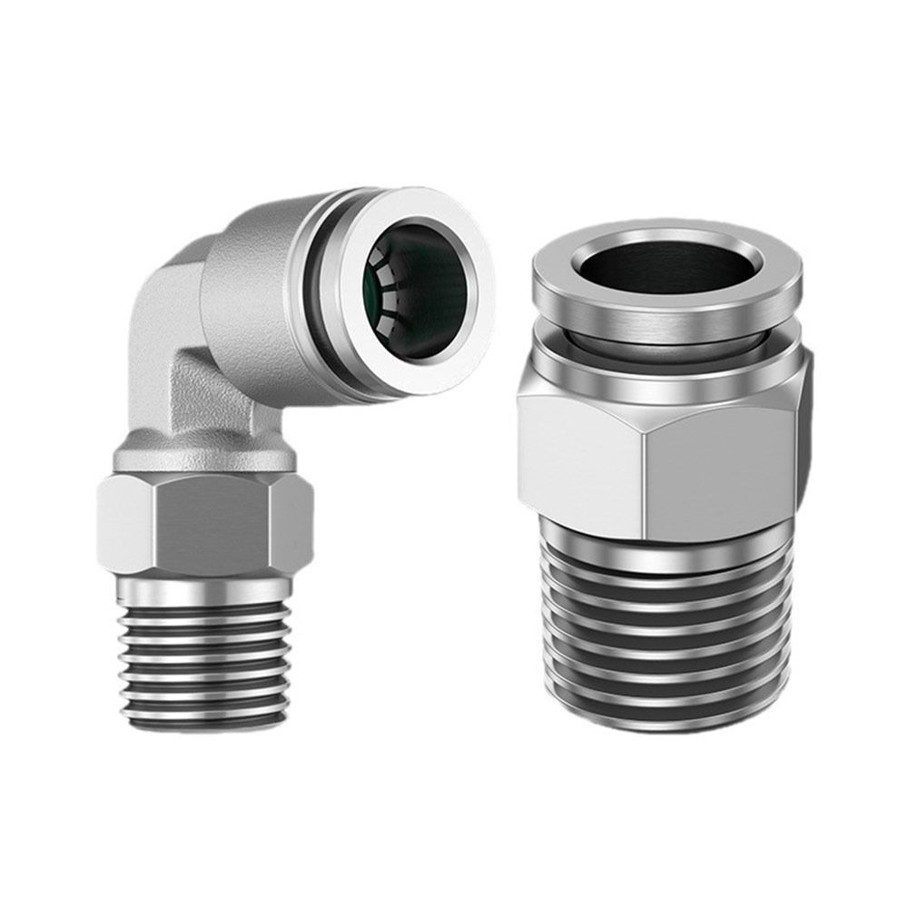 External Thread Pneumatic Quick Connector Straight Air Hose Fitting Industrial Maintenance