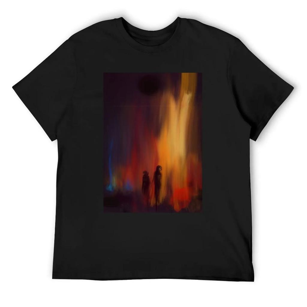 Fire (walk with me) T-Shirt basketball graphic tees oversizeds summer tops mens t shirt graphic