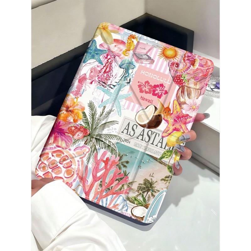 Acrylic Flip Cover Case IPad 10.2 Inch 7th 8th 9th Gen 10 11 Air 5 6 With Stand Magnetic Sleep Wake Anti-Scratch