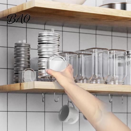 Durable Lid Rack Mason Jar Holder, Storage for Holds 12 Lids & Rings, Countertop Display Compatible with Regular Wide Mouth Jar, Vertical Canning