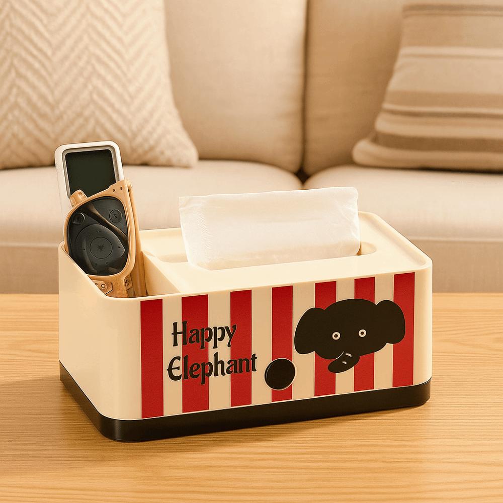 Creative Napkin Storage Case Cartoon Pattern Napkin Storage Box Paper Towel Holder Home Decoration