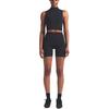 NikeSKIMS Vintage Seamless Mock Neck Bra Top Obsidian Women Tops Black TP-TNK-2954-OBD