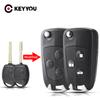 3 Knoppen Gemodificeerde Flip Vouwbare Afstandsbediening Sleutel Shell Fob Voor Ford Focus Mondeo Fusion Fiesta Transit Ka Sleutel Hoes Fo21 Hu101