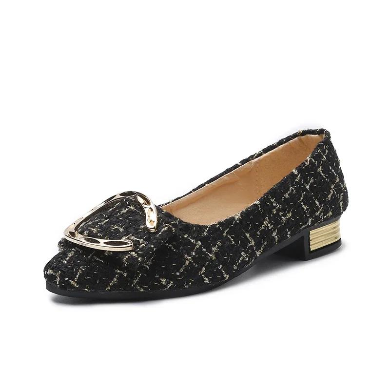 Fashion Sexy Pointed Toe Heels Women 2024 Hot Sale Shallow Women's High Heels Fashion Metal Decoration Office and Career Women's Shoes