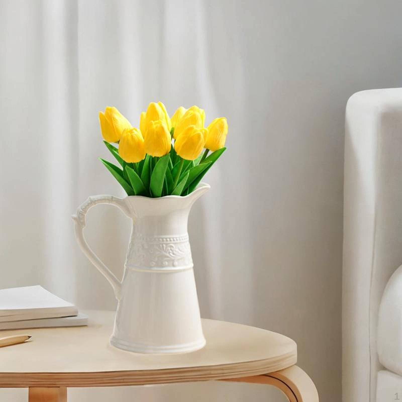 

Керамическая ваза для цветов, фермерский кувшин, молочник, украшение стола для кафе high styles