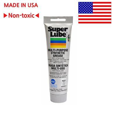 SUPER LUBE 21030 Synthetic Grease (food grade)Multi Purpose Lubricant Tube PTFE-(85g/3oz) MADE USA NSF Registered