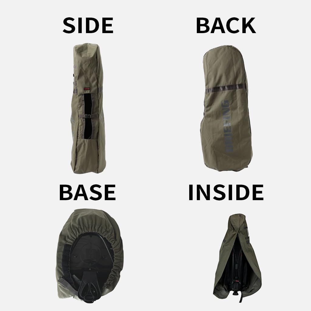 BRIEFING Golf Travel Cover TRANSPORT COVER TL Black F(FREE)