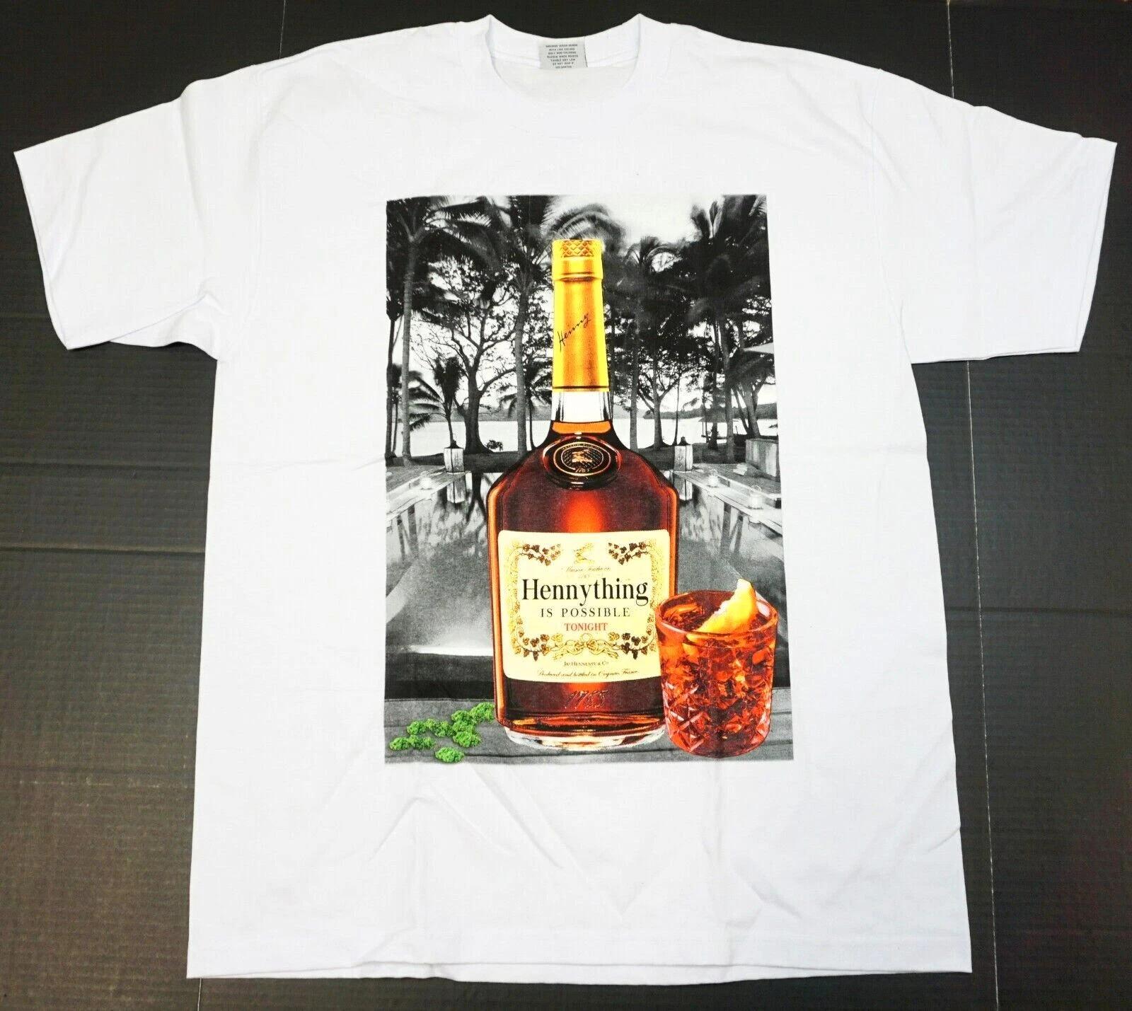 

Drinking T-shirt Alcohol Liquor Bottles Urban Streetwear Tee Men s White New L