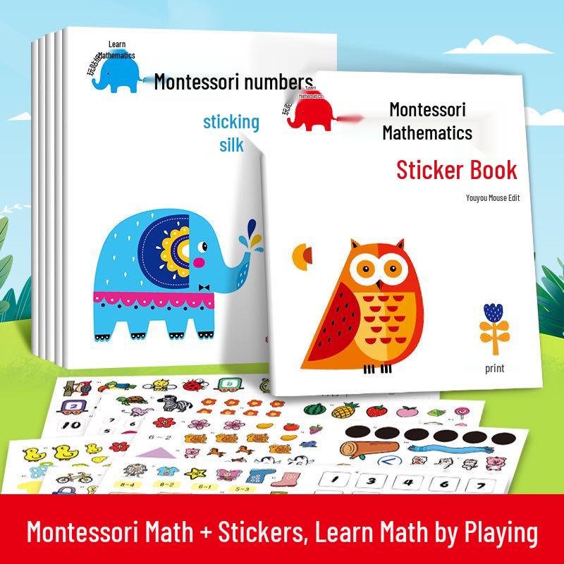 Whole Brain Development Sticker Book for Ages 0-6: Dress-Up & Concentration Training