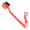 Golf cleaning brush double-sided design portable hook Lightweight portable two-head club cleaning Golf cleaning Accessories