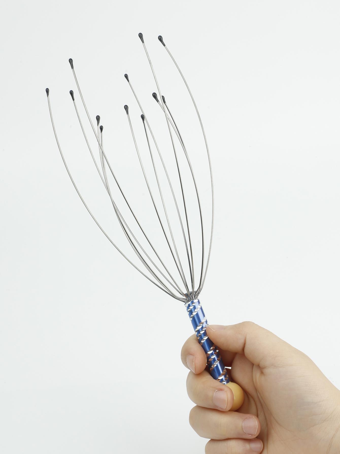 

1/2sopus Массажер для головы Массаж кожи головы Массажная когтевая расческа Экстрактор души Снимает напряжение Расслабление мышц Облегчение усталости Массажер Инструменты для ухода