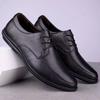 Men's Casual Leather Shoes Autumn Flat Men's Shoes Comfortable Driving Shoes Work Shoes Fashion British Business