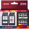 Cartouche d'Encre - AIRLYSIS - PG-545XL CL-546XL - Compatible Canon 545-546 - Multi-couleurs - 2 pièces
