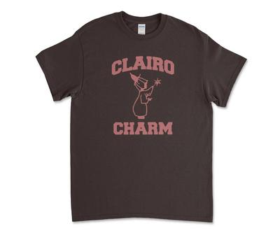 T-shirt en coton classique Clairo Charm Chocolat Noir Tailles Complètes S-5XL T-shirt Unisexe