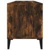 TV Cabinet Smoked Oak 100 x 34.5 x 44.5 cm Engineered Wood