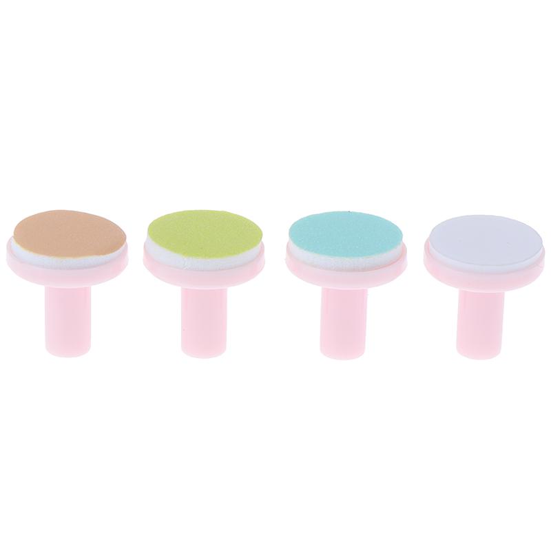 

4Pc Refills Baby Nail Trimmer Replacement Grinding Heads Nail Polisher Nail File розовый