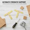 L-shaped Iron Corner Code 90 Degree Right Angle Fixator L-shaped Bracket Furniture Bed Frame Cabinet Connector