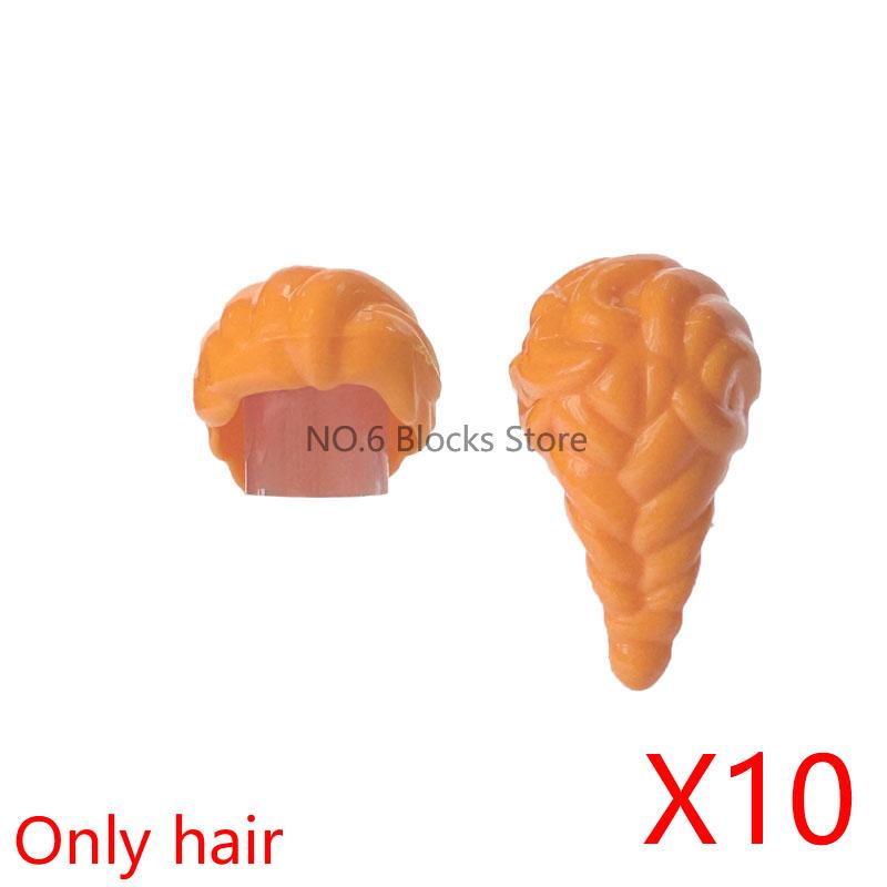 City Building Blocks Body Character Clothing Head Face DIY Parts Hair Expression Accessories Figure Headwear Helmet Bricks Toys
