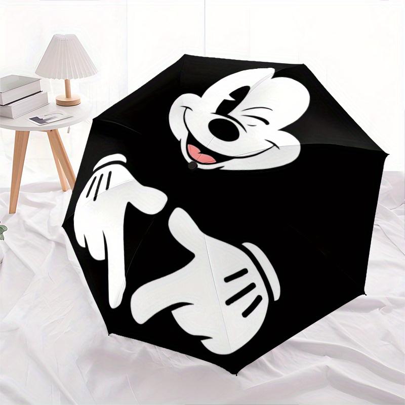 

1pc Mickey Mouse Disney Automatic Opening and Closing Umbrella - Suitable for Various Occasions, Outdoor Activities, Lightweight and Durable