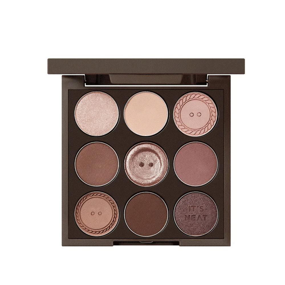 HOLIKAHOLIKA My Fave Mood Eyeshadow Palette Button 11 Shades of Blends Seamlessly Into Your Perfect for Everyday Use or #06 Up. Eyeshadow. Eyelids.