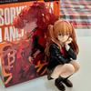 NEW Eva Asuka Langley Soryu School Uniform Action Figure Gospel Warrior Collectible Ornament Beautiful Girl Squat Posture Toys
