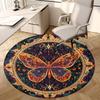 1 unidad Alfombrilla para Silla de Oficina Alfombra de Oficina Obra de Arte Mandala Mariposa Perfecta para Decorar Sillas de Oficina, Salas de Estar o Dormitorios