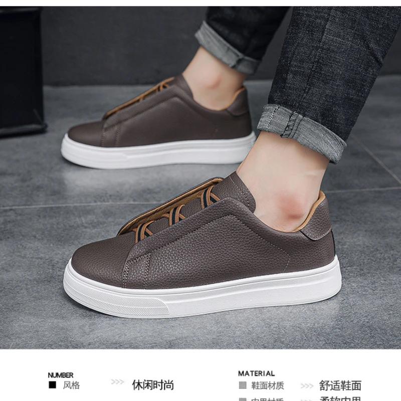 Fashion Korean Casual Sports Shoe Comfort Light Men Shoe Autumn Non Slip Flat Shoes 2024 New Fashion White Shoes Skate Shoes Scarpe Uomo