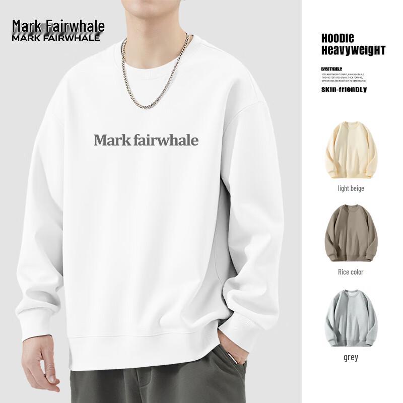 

Mark Fairwhale Men s Heavyweight Loose Fit Pullover Sweatshirt XL