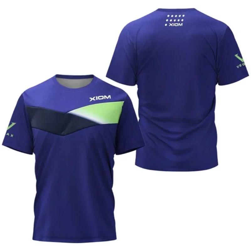 

Чоловічі Жіночі Футболки з коротким рукавом для настільного тенісу з 3D-принтом Швидкосохнучі Дихаючі Для вулиці Клубні Футболки для бадмінтону Літні Дитячі Топи 2XL