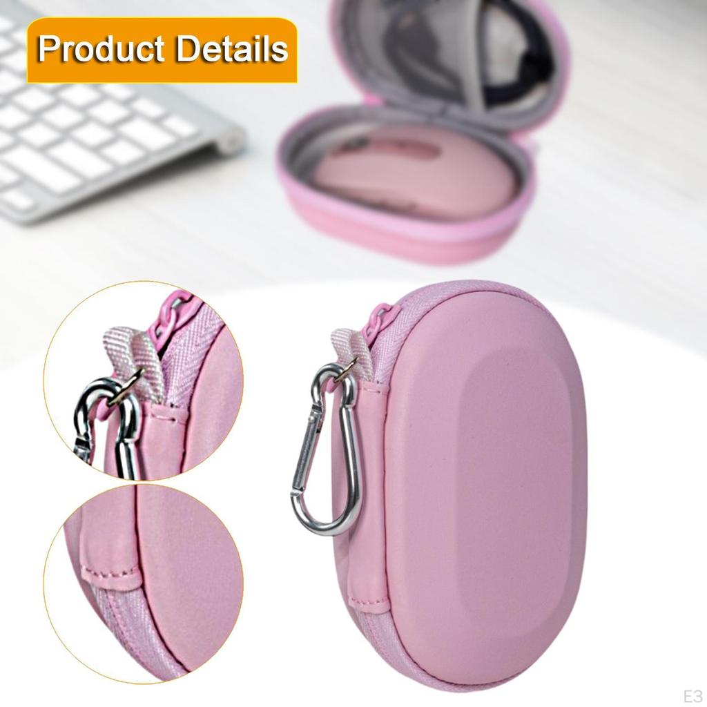 Mice Case Carrying Storage Bag with Carabiner Clip