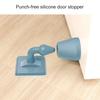 Punch-free Silicone Door Stopper Doorstop Floor Wall Anti-collision Protective Pad