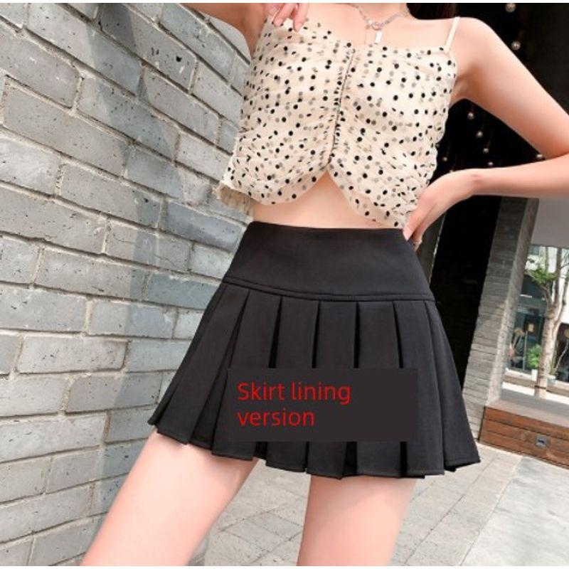 

Anti-Glare Leg Length Pleated Skirt Anti-Walk Light Show Leg Length Pleated Skirt 4 XXL