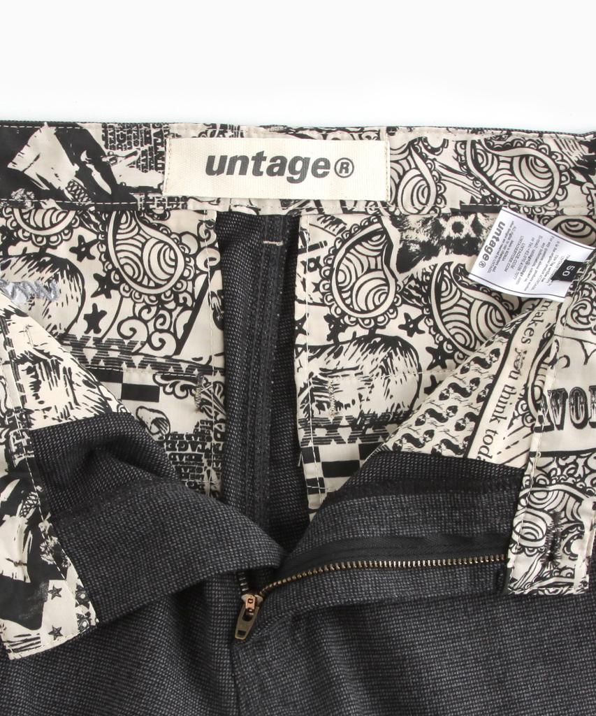 UNTAGE Utp-Fp06 Wool Jogger Slacks [Charcoal(Man)]