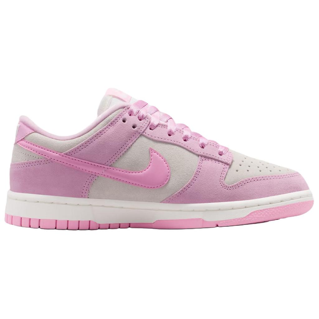 Nike Dunk Low Femme Pink Flower Women Sneakers Pink-Foam Pink-Rise-Sail-Metallic-Silver IV4726-600