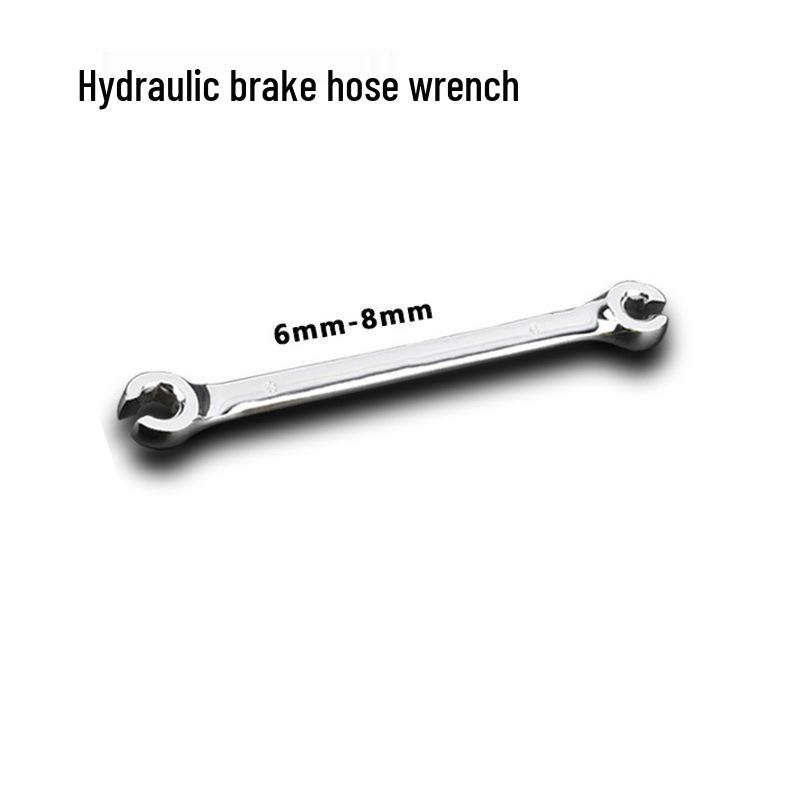 Double-Ended Hydraulic Brake Hose Wrench for Disassembly