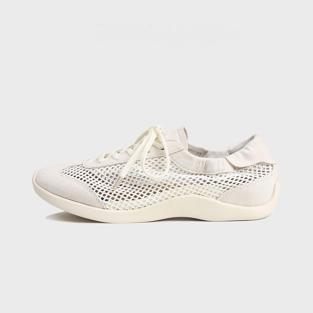 Niche Design Sense Ballet Mesh Budd Training Shoes Women's Summer 2025 New Platform Single Shoes Sports and Leisure Shoes