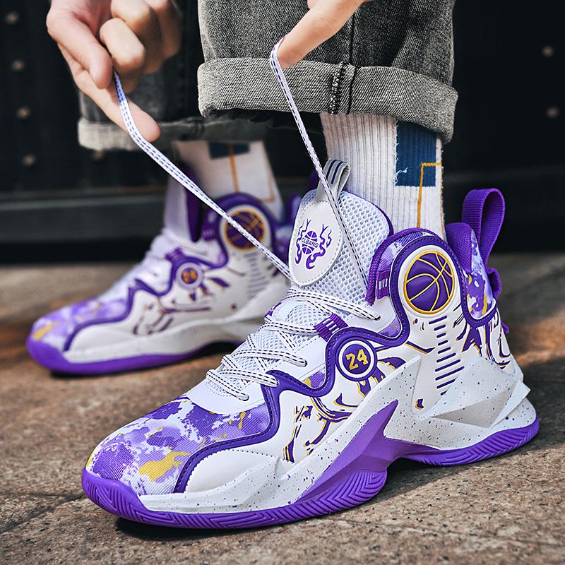 Basketball Shoes Professional Men Athletic Training Sports Shoes High-Quality Cushioned Sneaker Unisex Street Basketball Boots