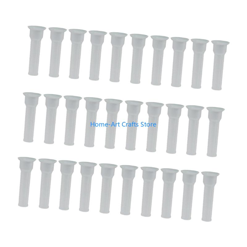 Y3NA 30Pcs Easy Cleaning Plastic Nozzle Filter Inserts with Fine Screen Filter Garden Irrigation Outdoor Maintenance