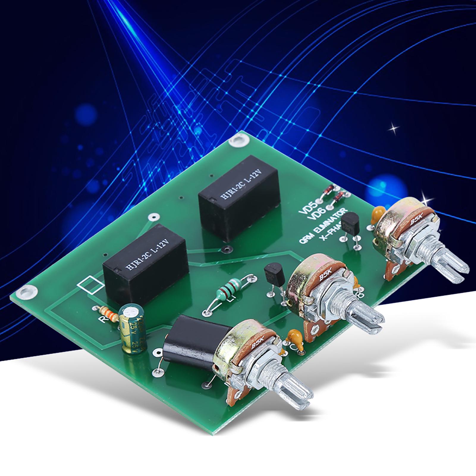 Súprava eliminátora QRM pre pásmo HF Zelená PCB X-Phase 1-30 MHz Časti zosilňovača rádiokomunikácie
